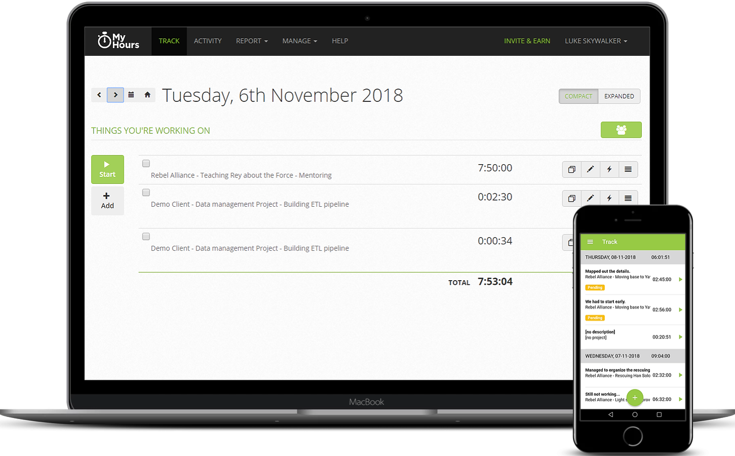 Time Tracking App for Freelancers My Hours
